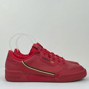 Adidas Continental 80 J Scarlet Red Gold Black Size 7